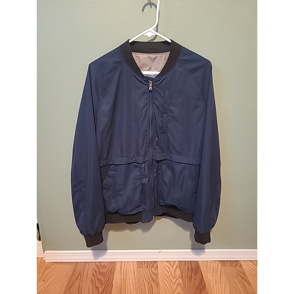 Exley NB Blue Bomber Jacket Full Zip Men's Large